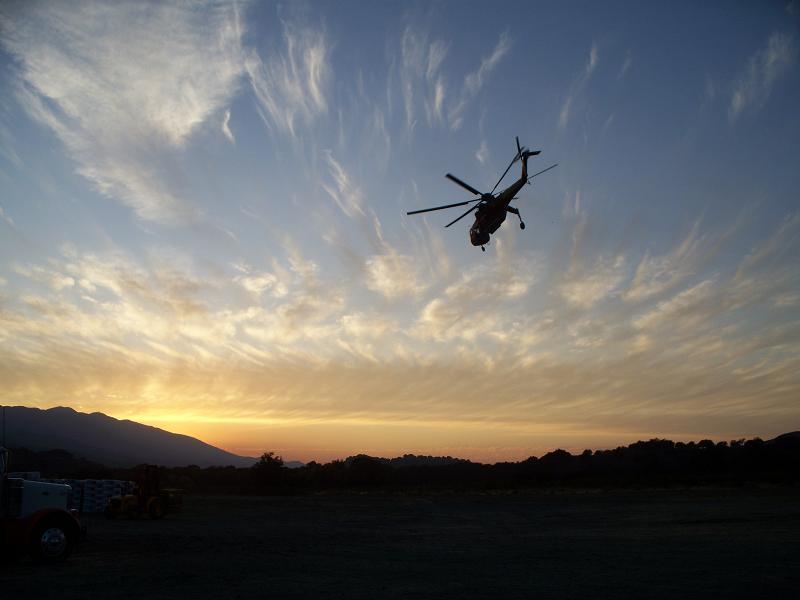 Bryan Dudas&rsquo; Sikorsky S-64 Skycrane.  Langley Flying School